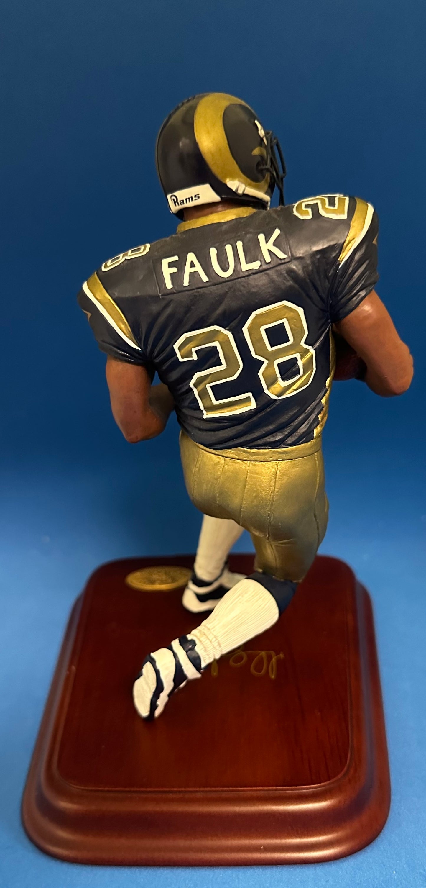 Danbury Mint Marshall Faulk No Box