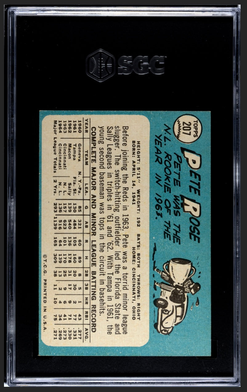 Pete Rose 1965 Topps SGC 4.5