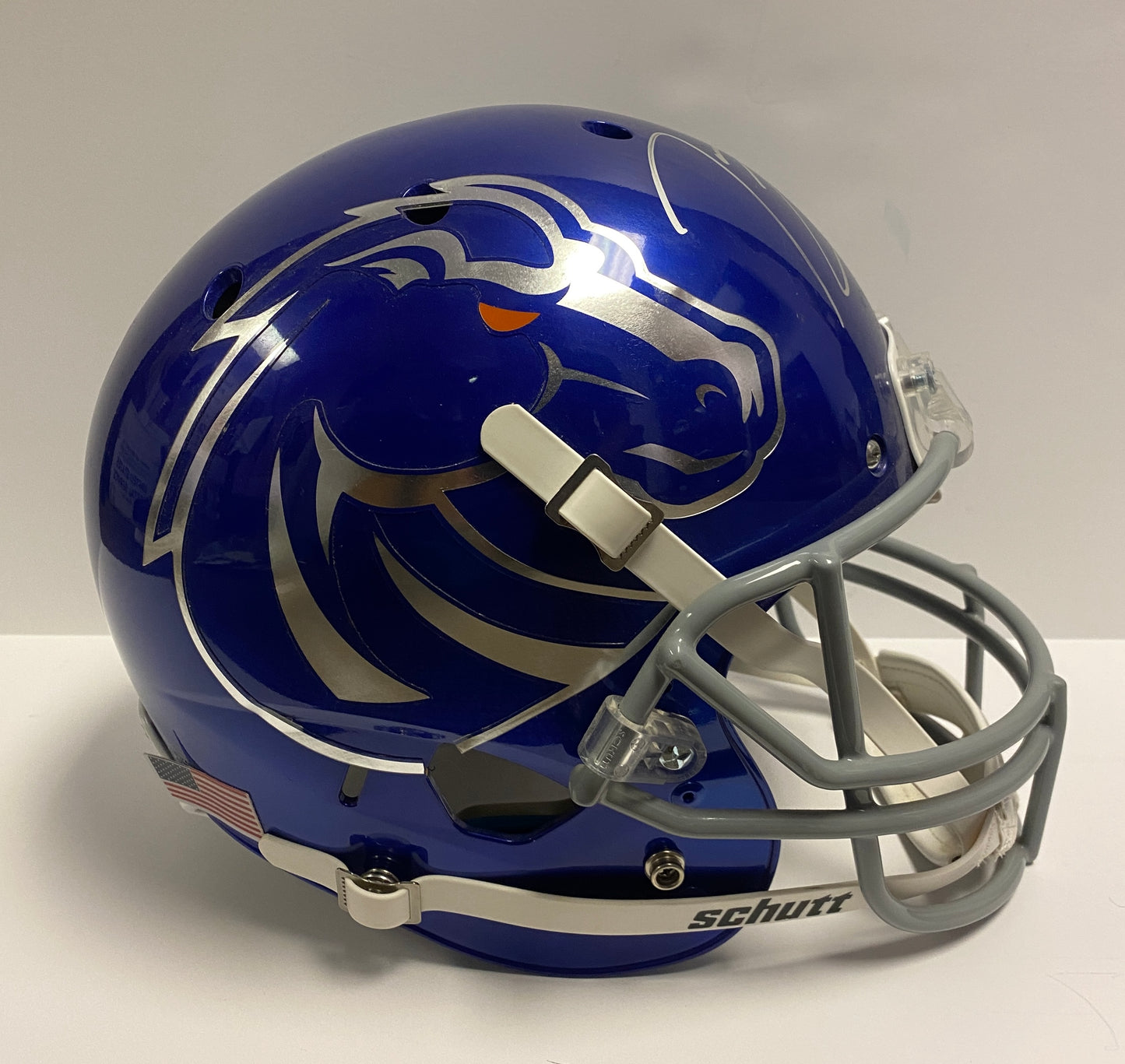 DeMarcus Lawrence Signed Boise State Full Size Helmet