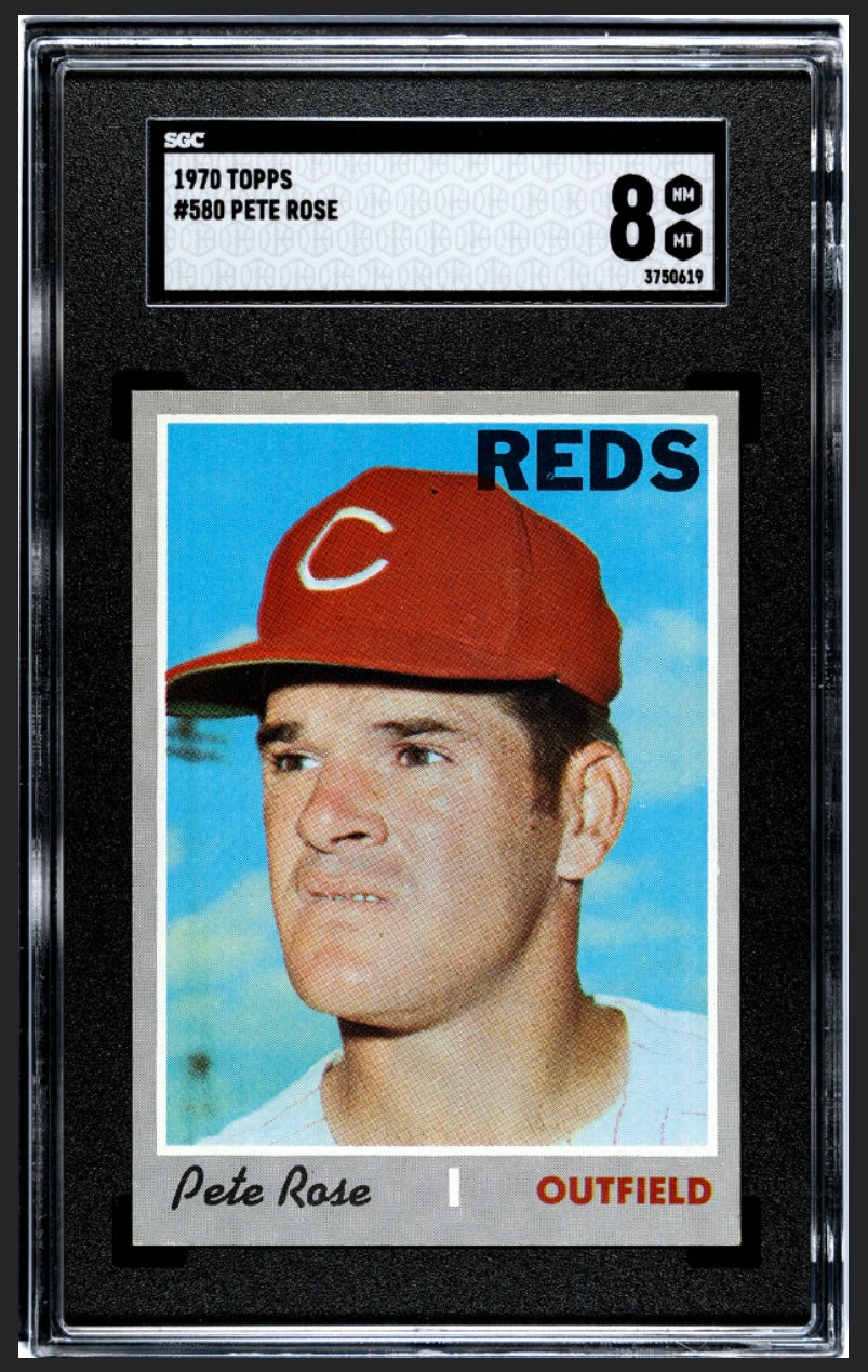 Pete Rose 1970 Topps SGC 8