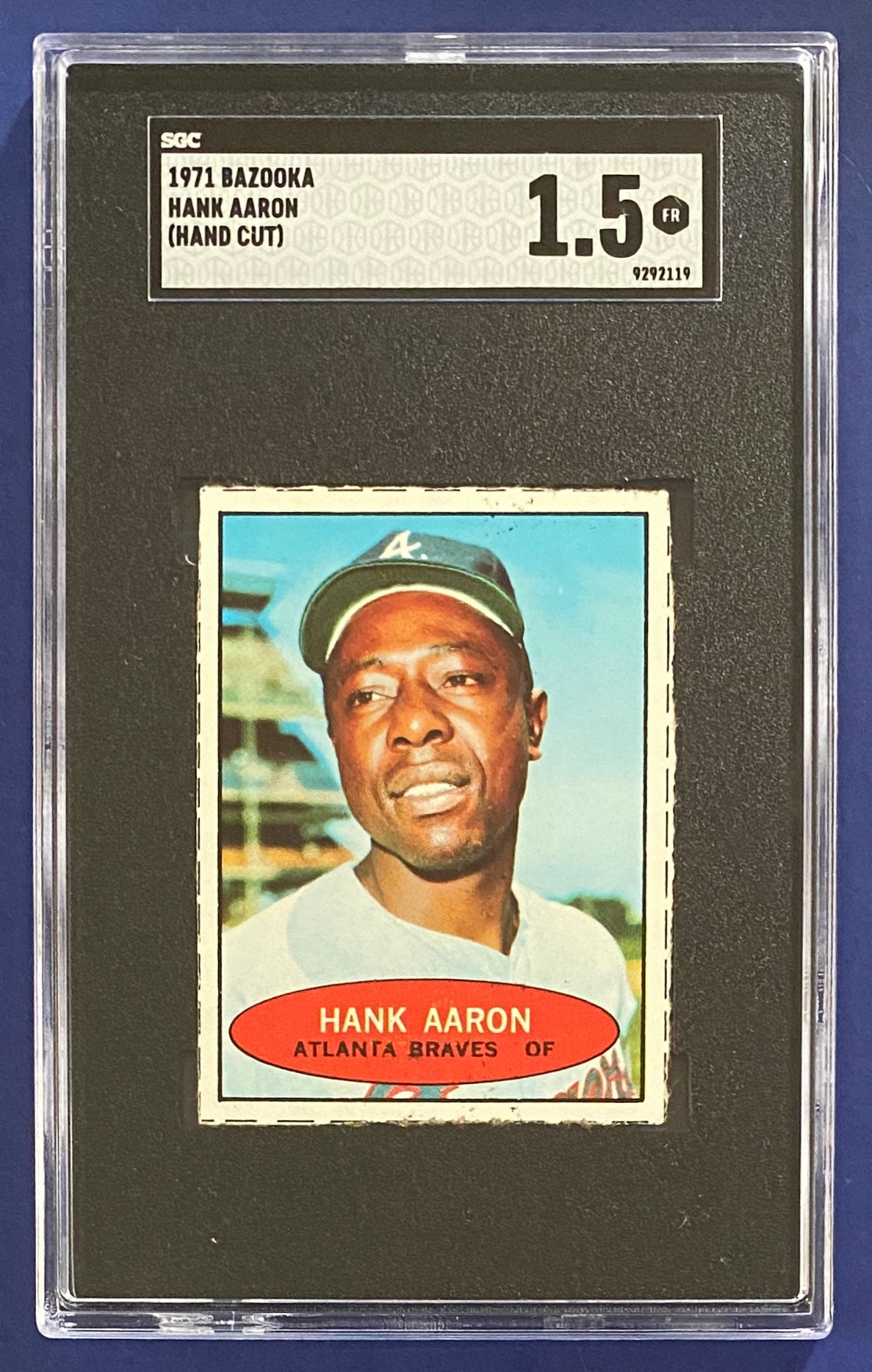 Hank Aaron 1971 Bazooka SGC 1.5