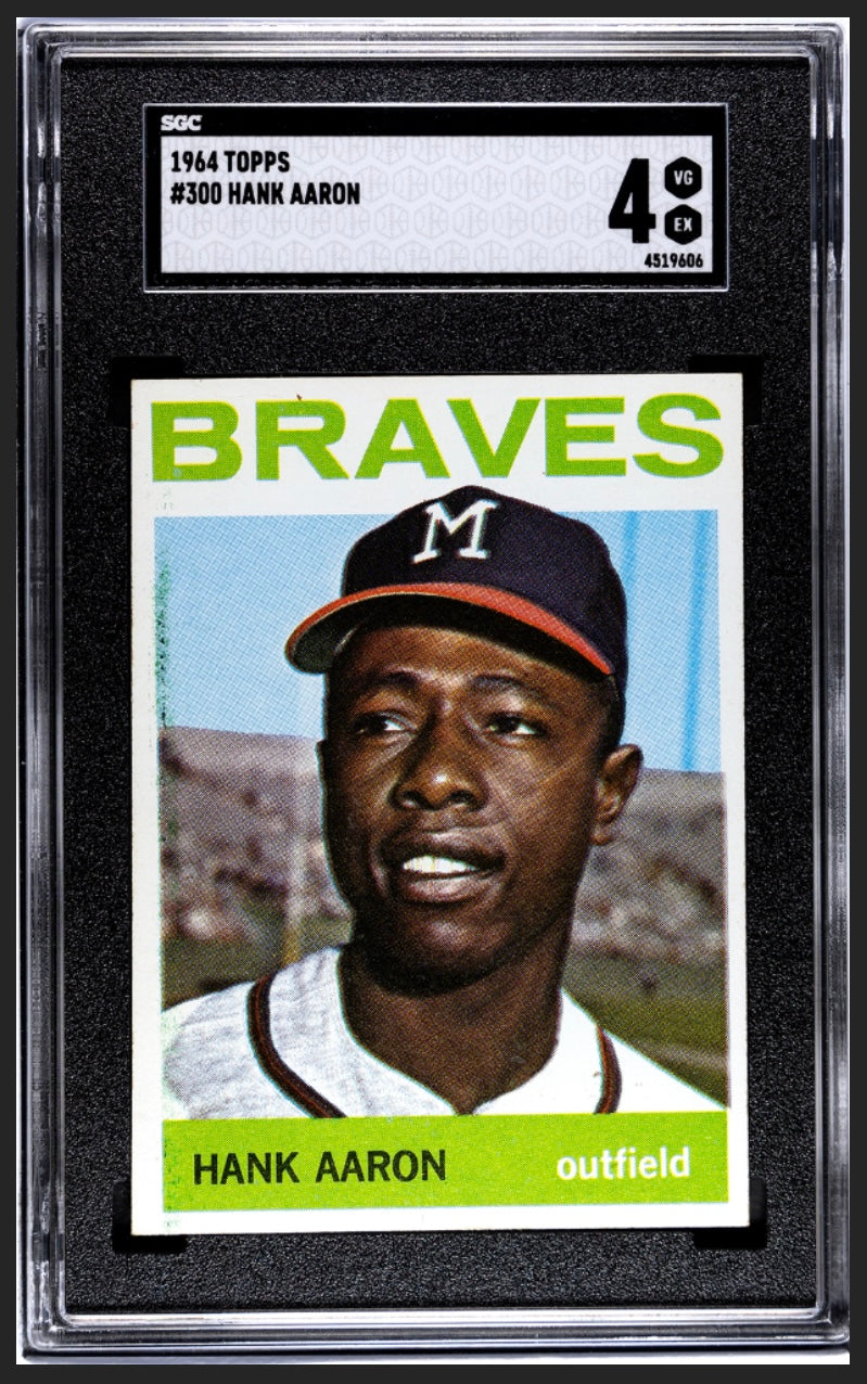 Hank Aaron 1964 Topps SGC 4