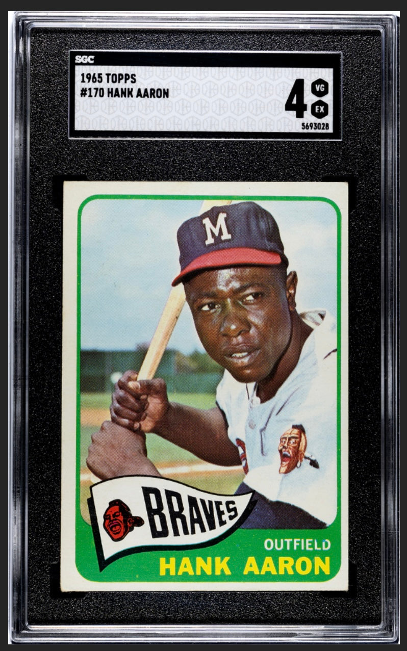 Hank Aaron 1965 Topps SGC 4