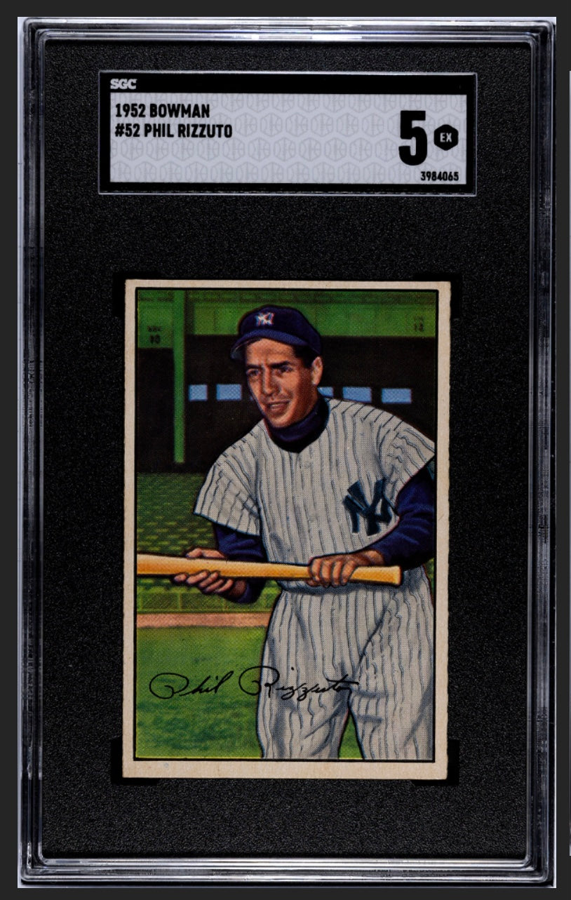 Phil Rizzuto 1952 Bowman SGC 5