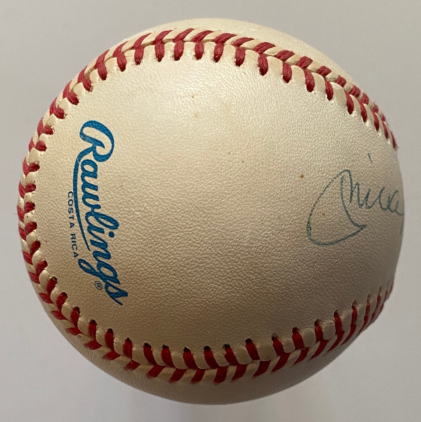 Mickey Mantle Signed Baseball Authenticated By JSA/LOA