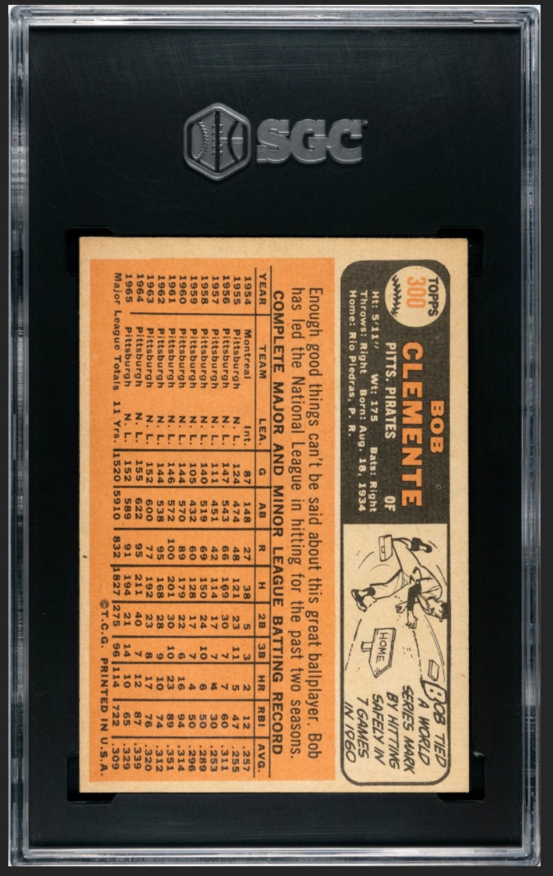 Roberto Clemente 1966 Topps SGC 6.5