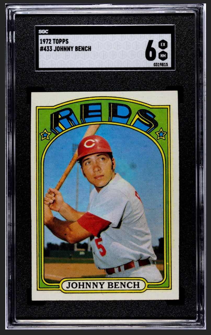 Johnny Bench 1972 Topps SGC 6