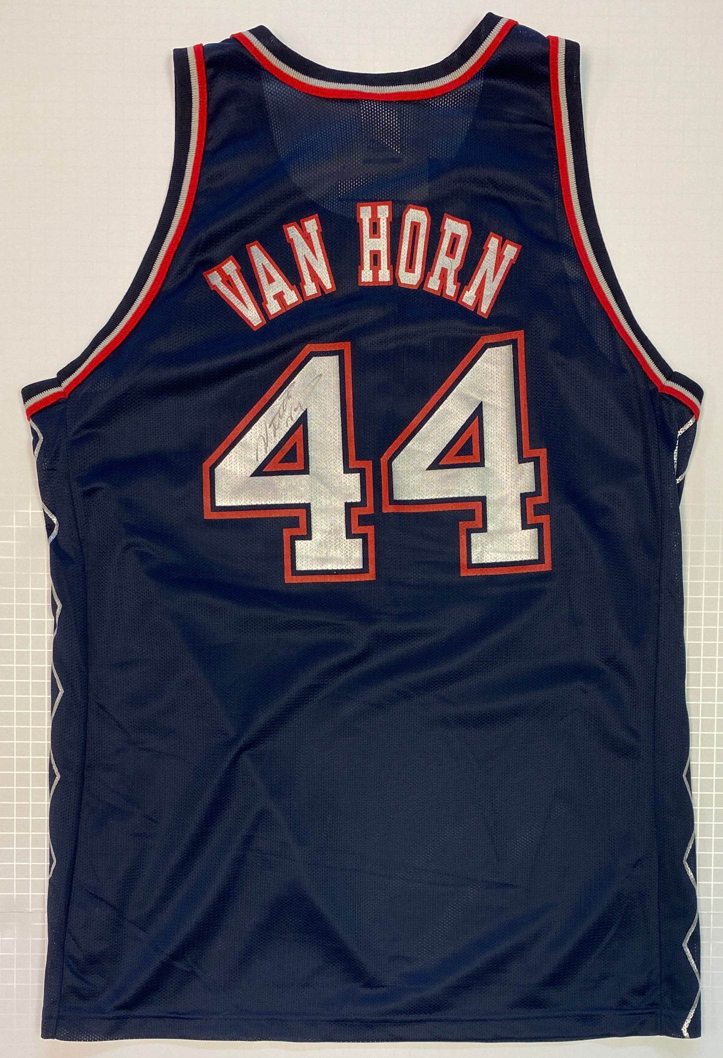 Keith Van Horn Signed Jersey