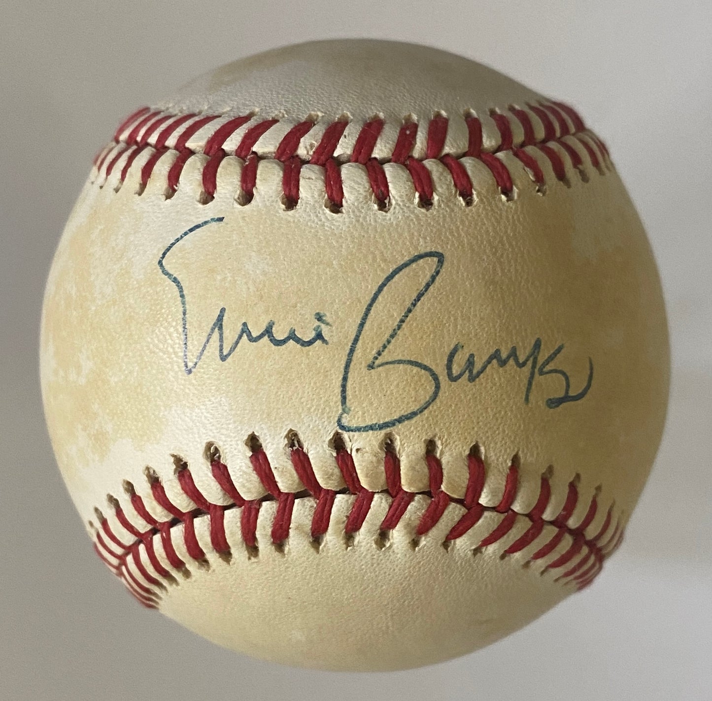 Ernie Banks Signed Baseball Authenticated By JSA