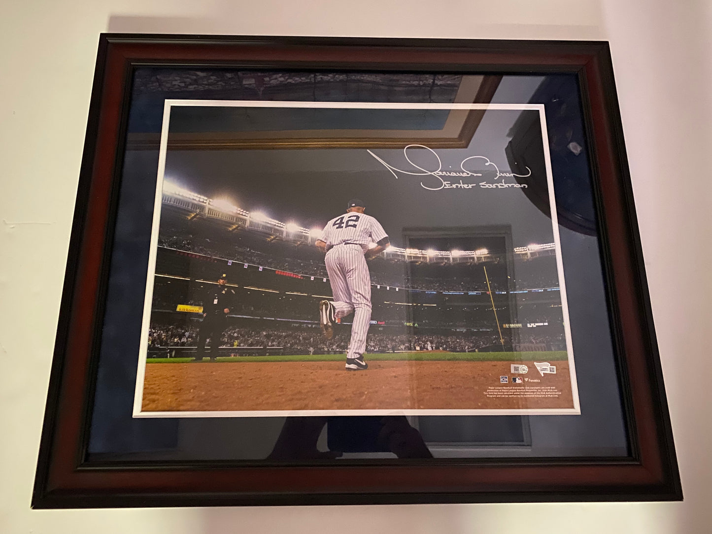 Framed 16x20 Mariano Rivera NY Yankees Fantastic