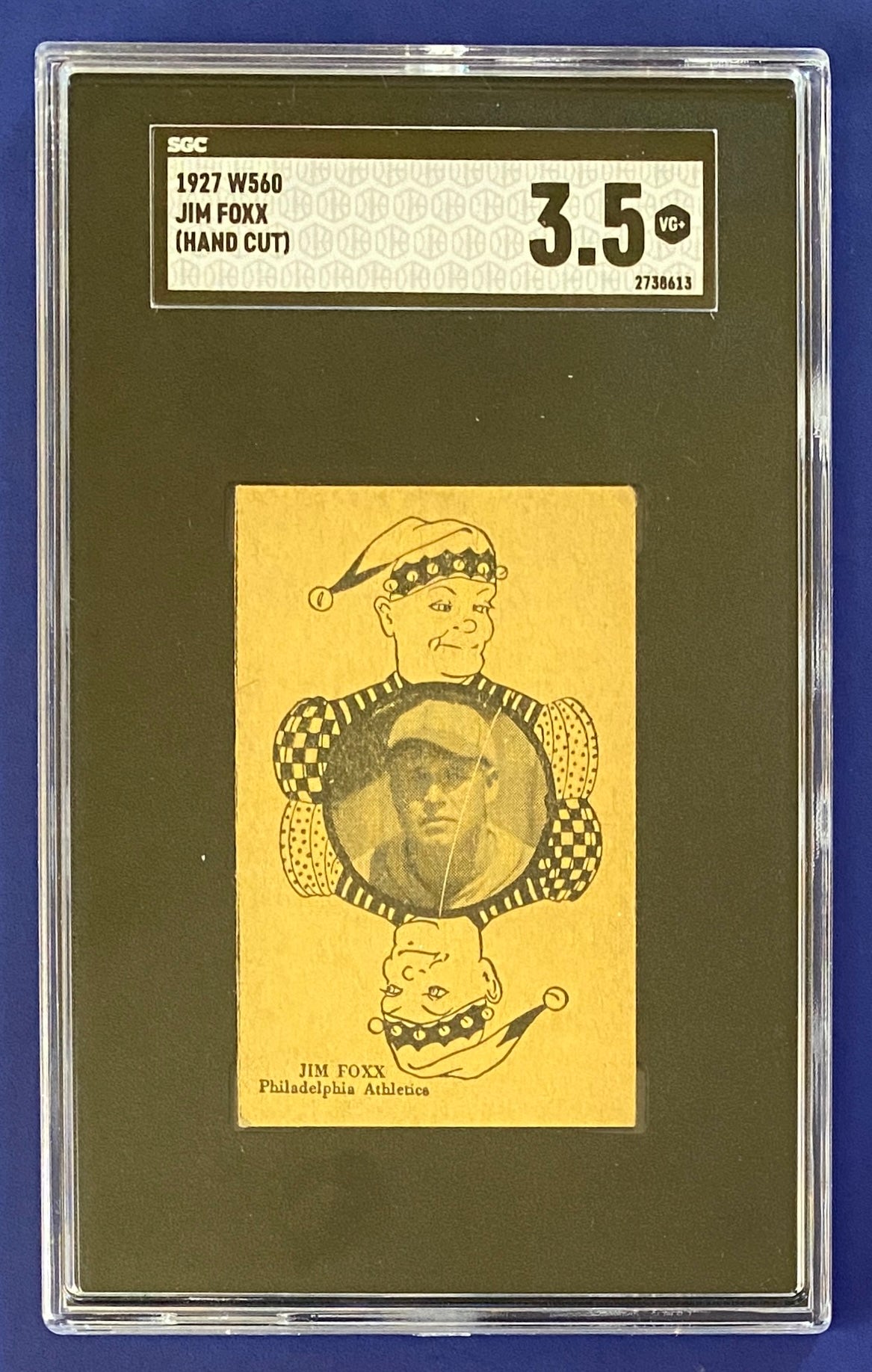 Jimmy Foxx RC 1927 W560 SGC 3.5