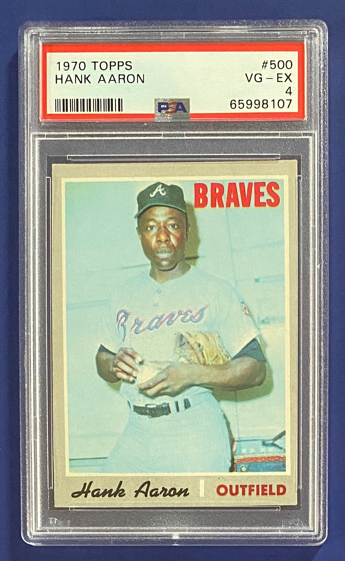 Hank Aaron 1970 Topps PSA 4