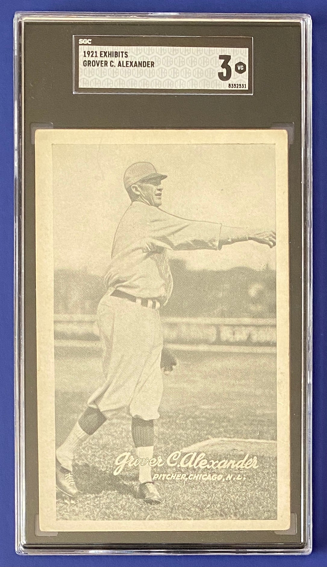Grover C. Alexander 1921 Exhibits SGC 3