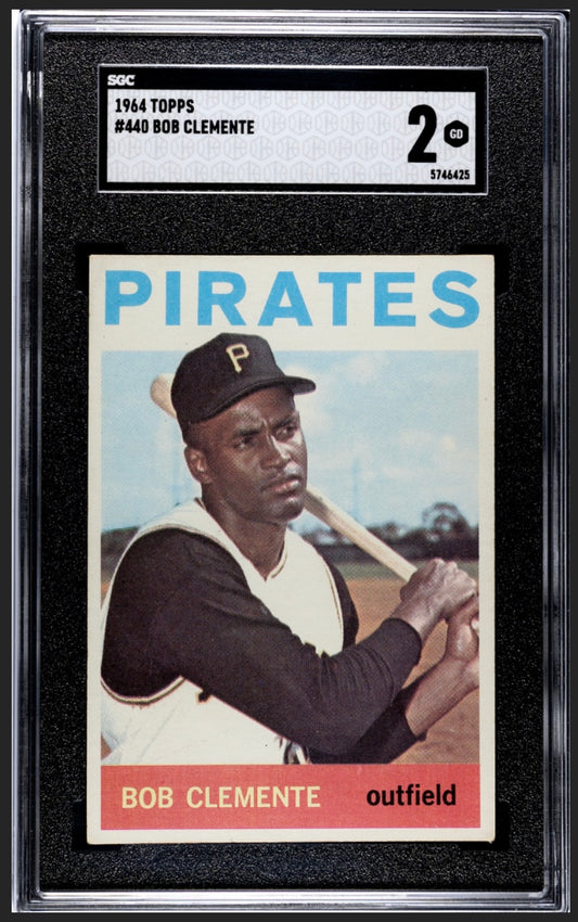Roberto Clemente 1964 Topps SGC 2
