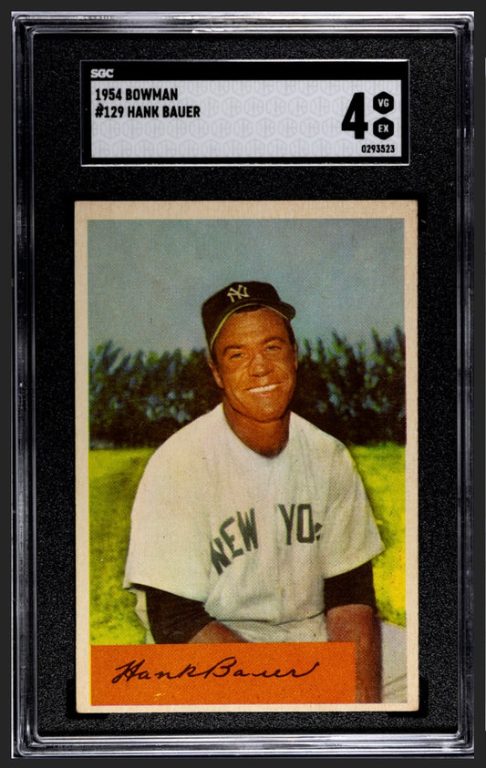 Hank Bauer 1954 Bowman SGC 4