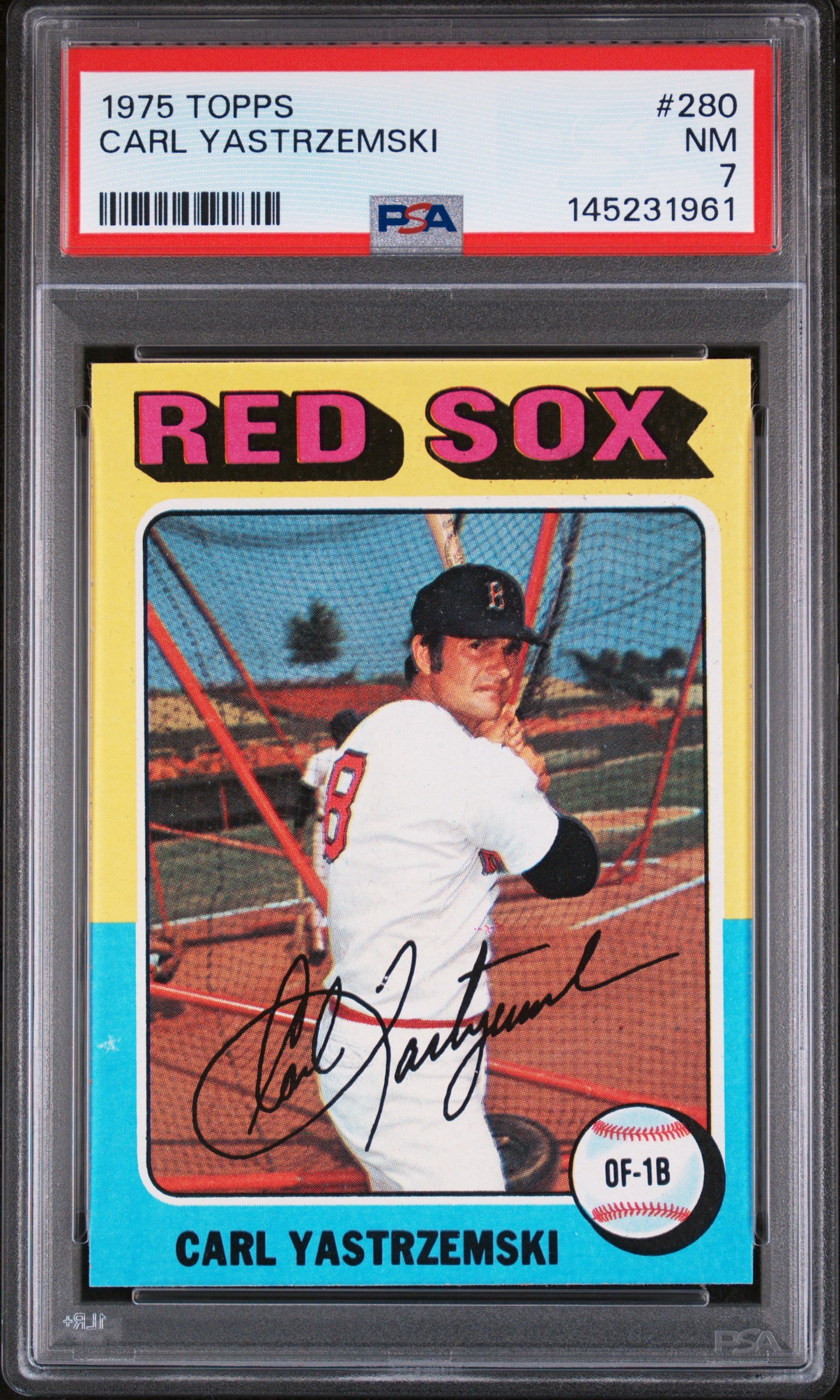 Carl Yastrzemski 1975 Topps PSA 7