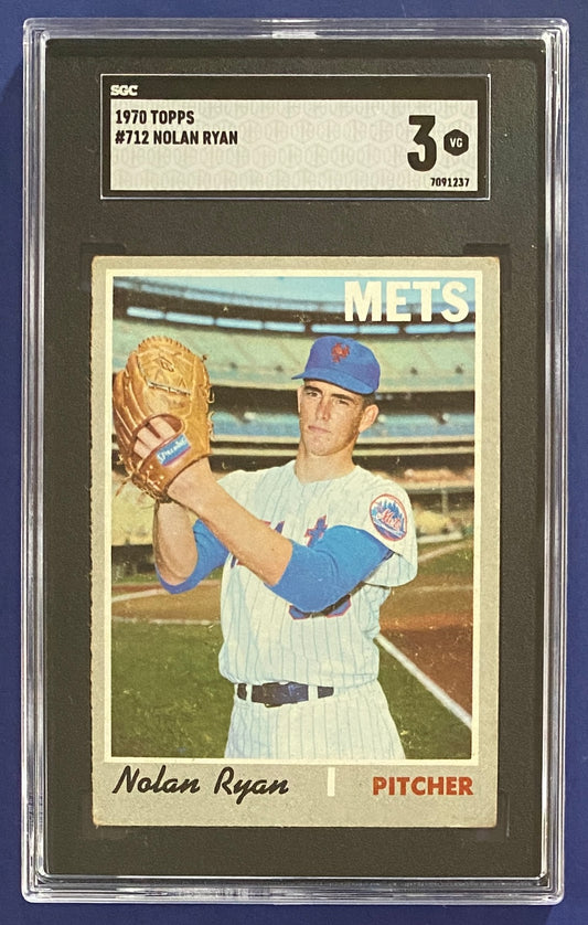 Nolan Ryan 1970 Topps SGC 3