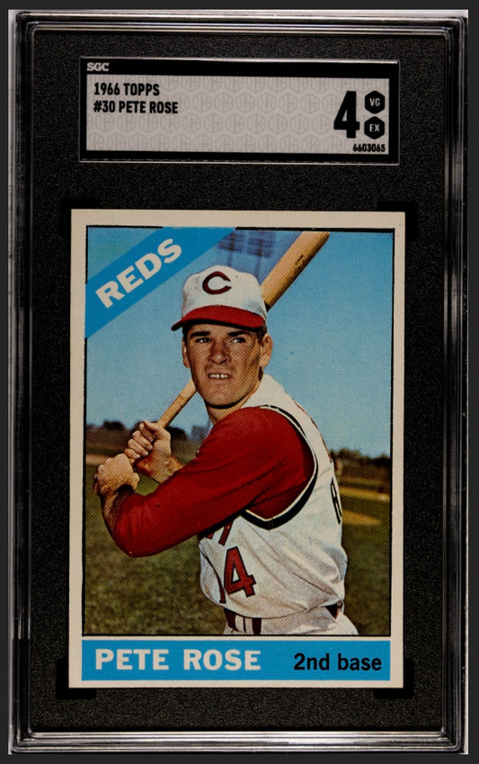 Pete Rose 1966 Topps SGC 4
