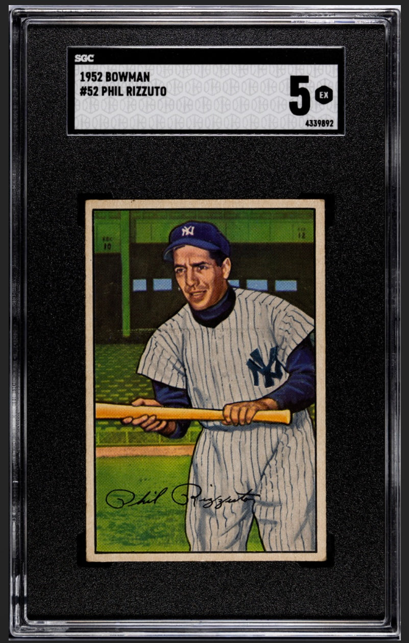Phil Rizzuto 1952 Bowman SGC 5