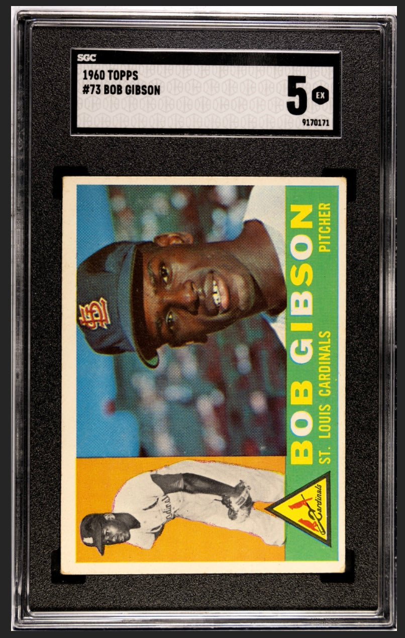 Bob Gibson 1960 Topps SGC 5