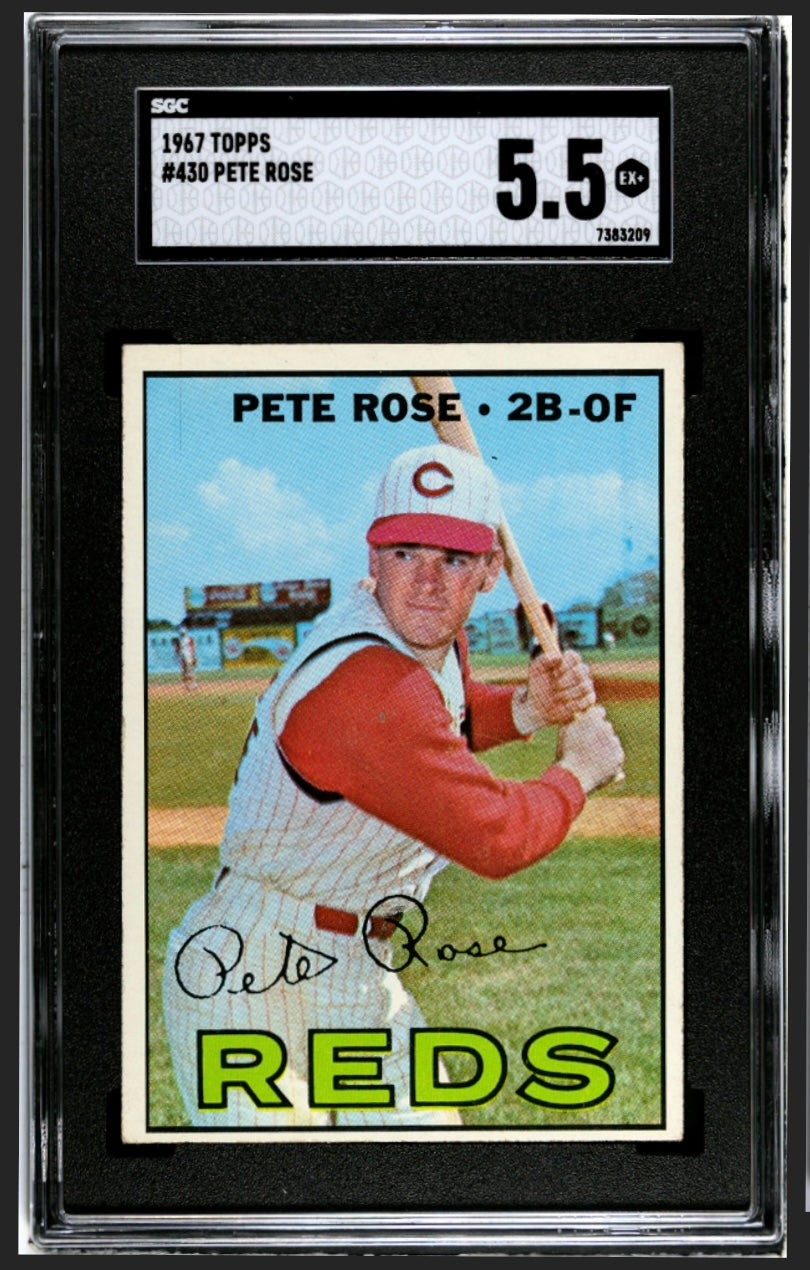 Pete Rose 1967 Topps SGC 5.5