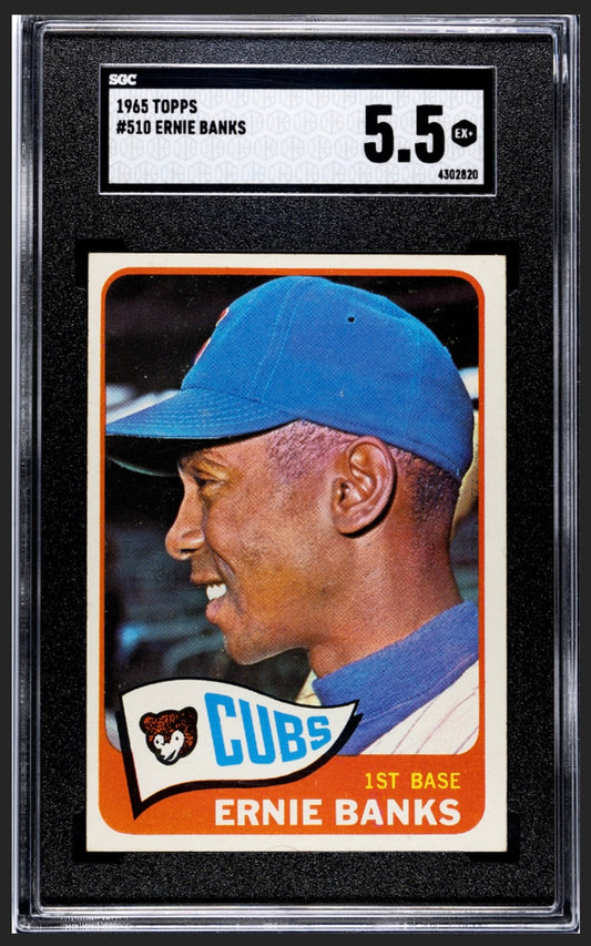 Ernie Banks 1965 Topps SGC 5.5