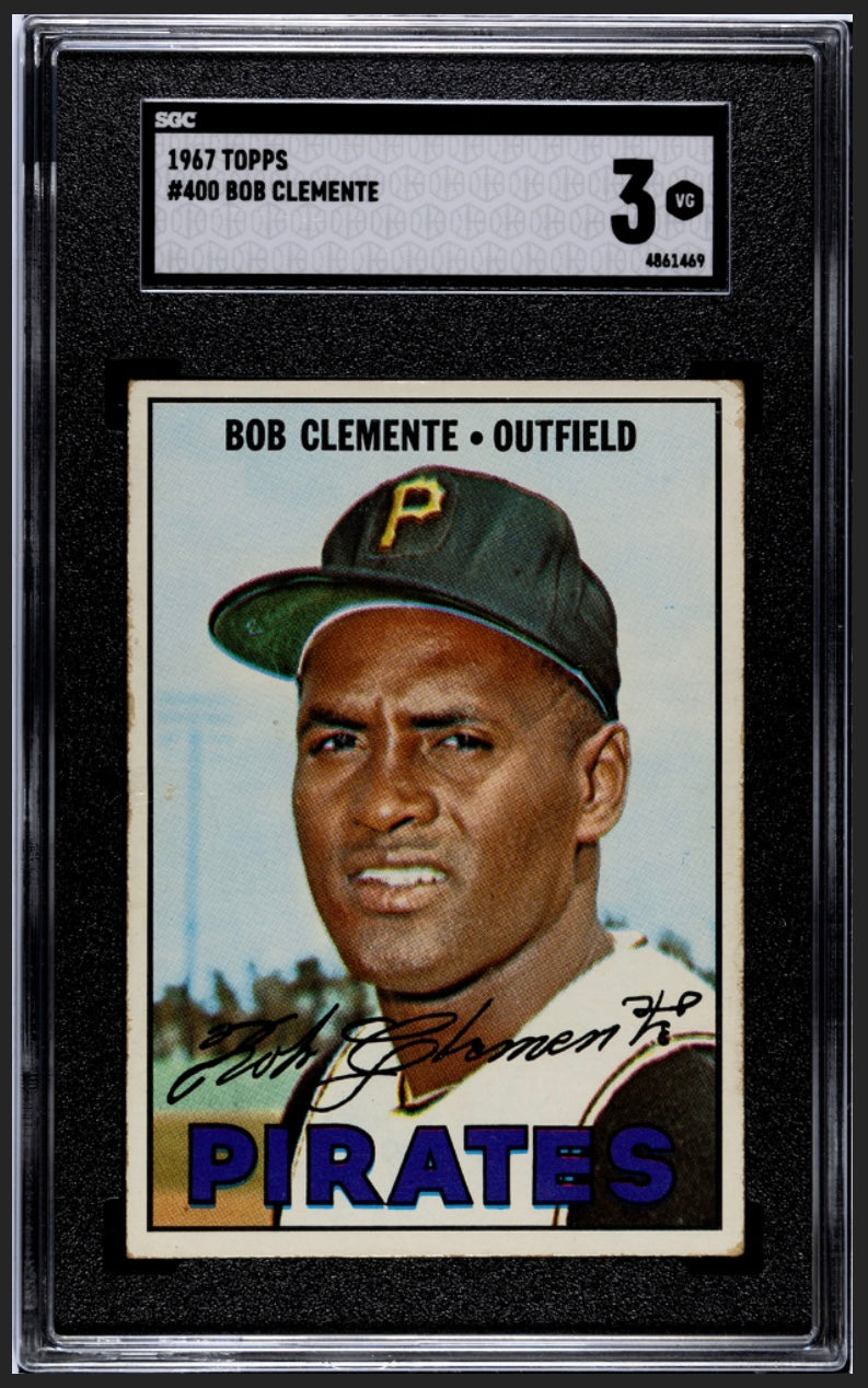 Roberto Clemente 1967 Topps SGC 3