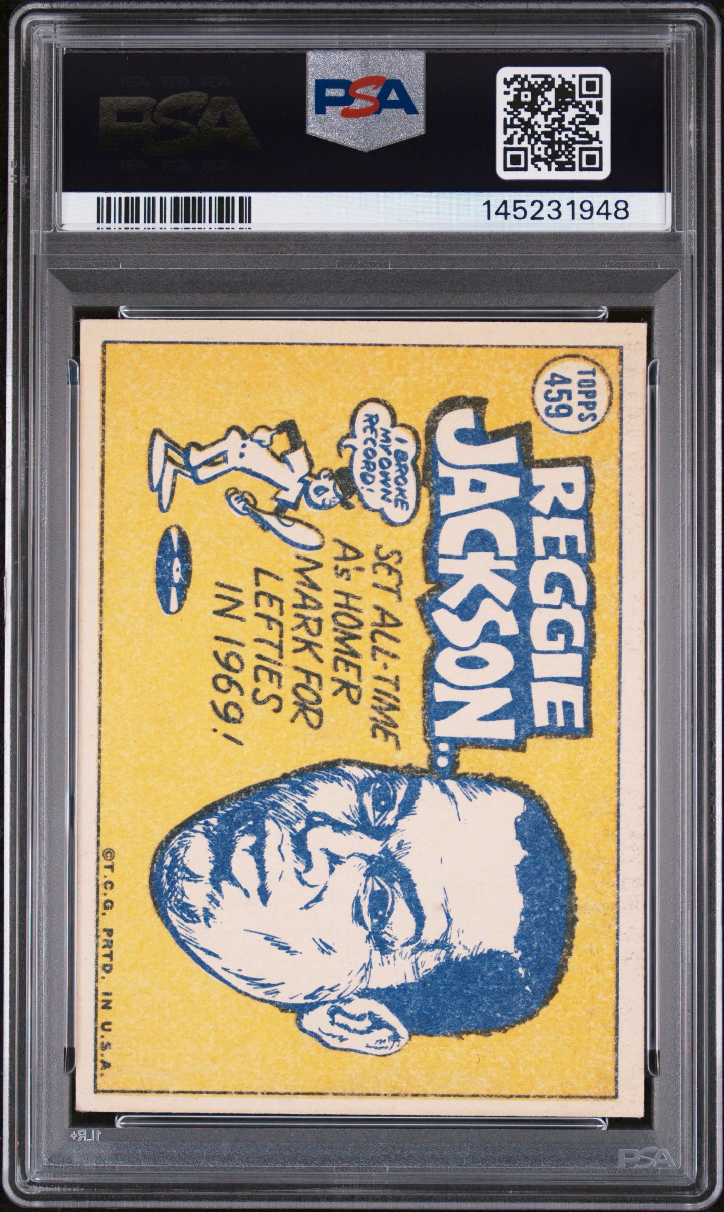 Reggie Jackson 1970 Topps PSA 5