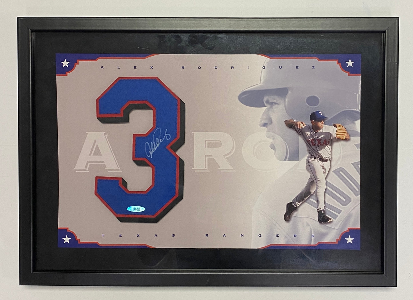 Alex Rodriguez Signed Jersey Number!