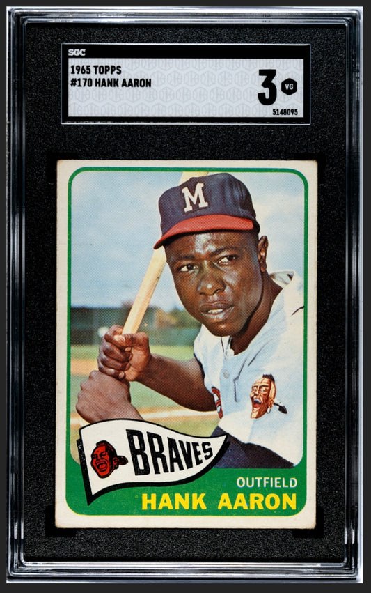 Hank Aaron 1965 Topps SGC 3