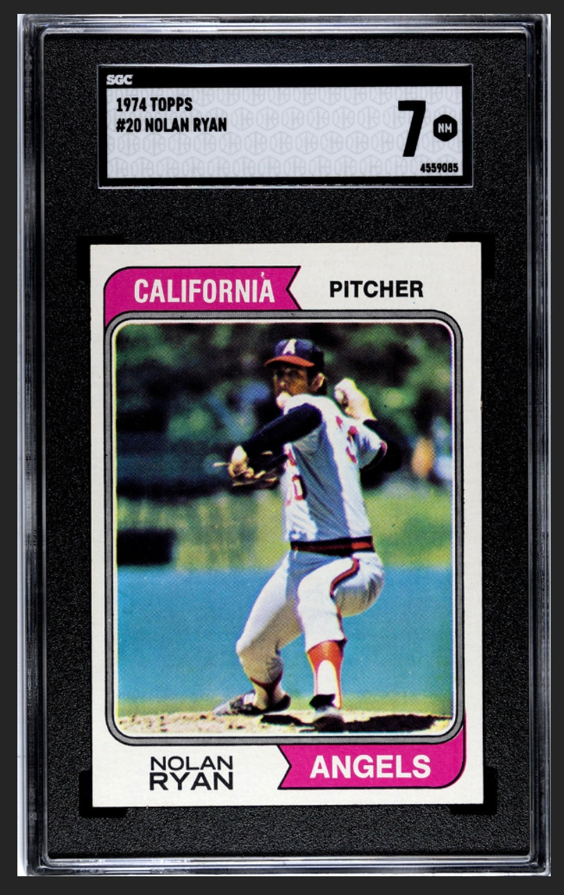 Nolan Ryan 1974 Topps SGC 7