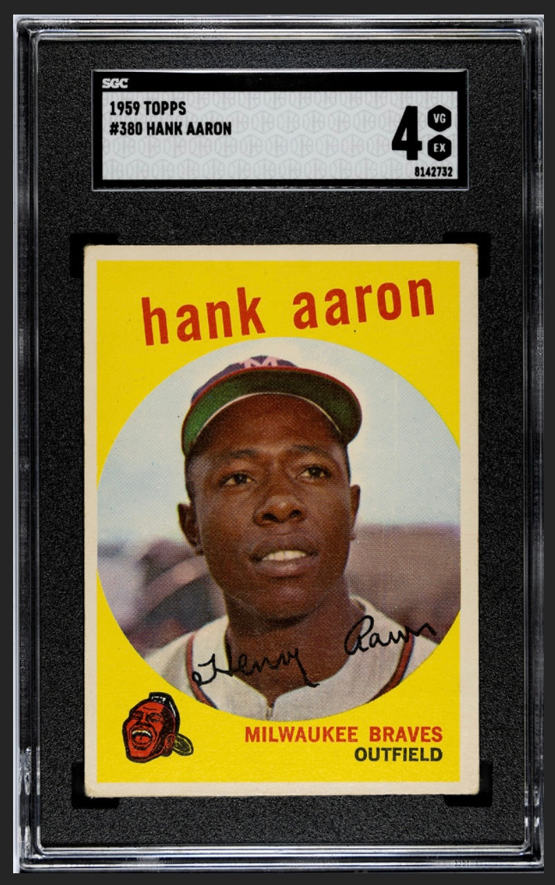 Hank Aaron 1959 Topps SGC 4