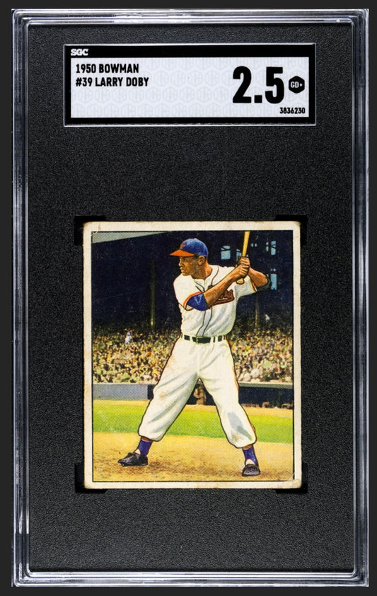 Larry Doby 1950 Bowman SGC 2.5