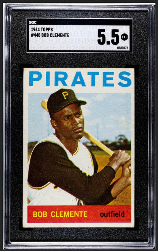 Roberto Clemente 1964 Topps SGC 5.5