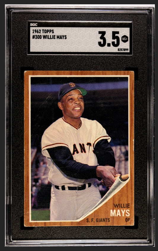 Willie Mays 1962 Topps SGC 3.5