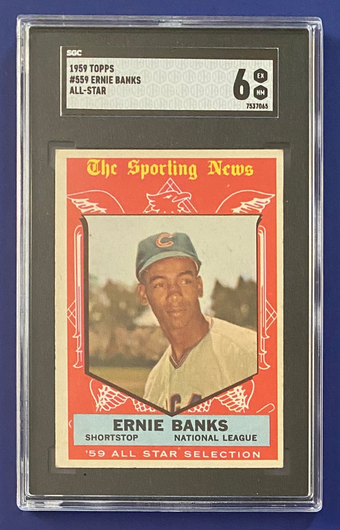 Ernie Banks 1959 Topps All-Star SGC 6