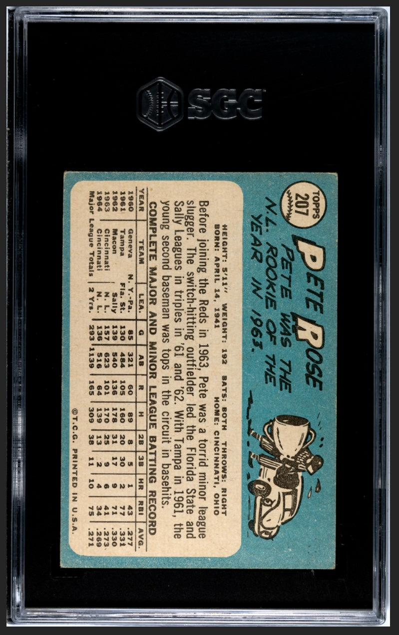 Pete Rose 1965 Topps SGC 3.5