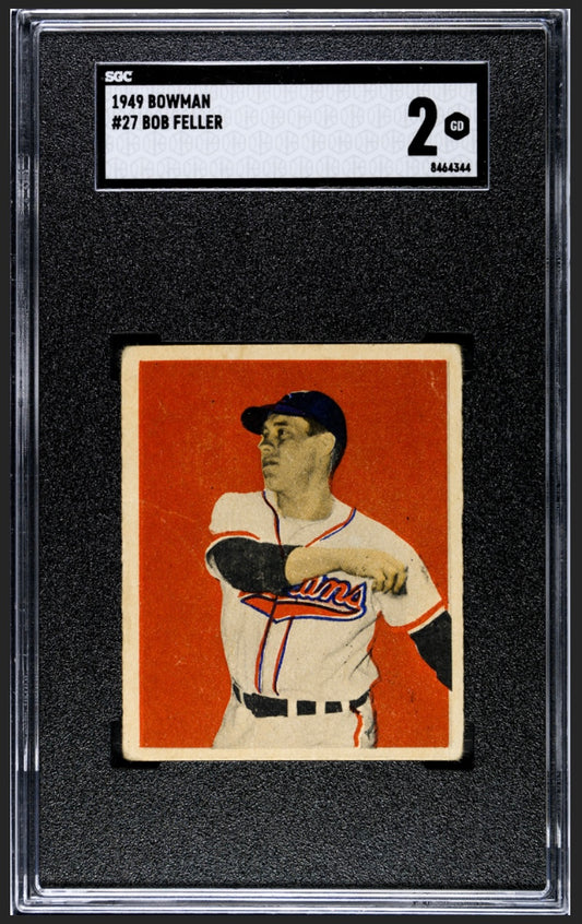 Bob Feller 1949 Bowman SGC 2