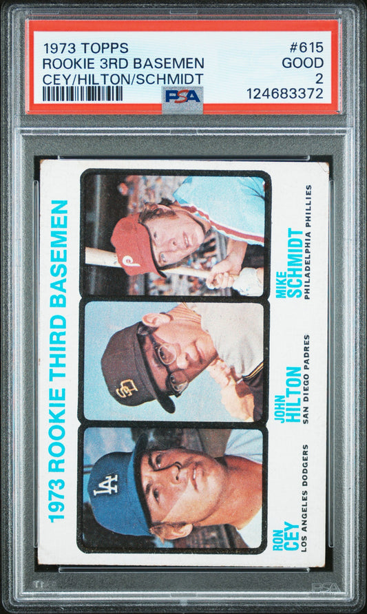 Mike Schmidt RC 1973 Topps PSA 2