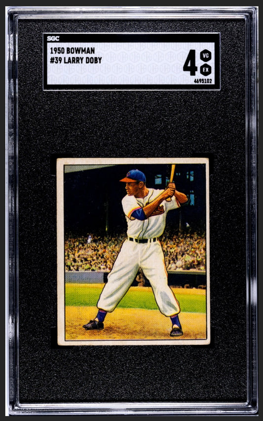 Larry Doby 1950 Bowman SGC 4