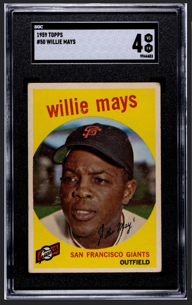 Willie Mays 1959 Topps SGC 4