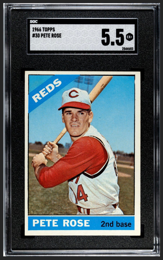Pete Rose 1966 Topps SGC 5.5