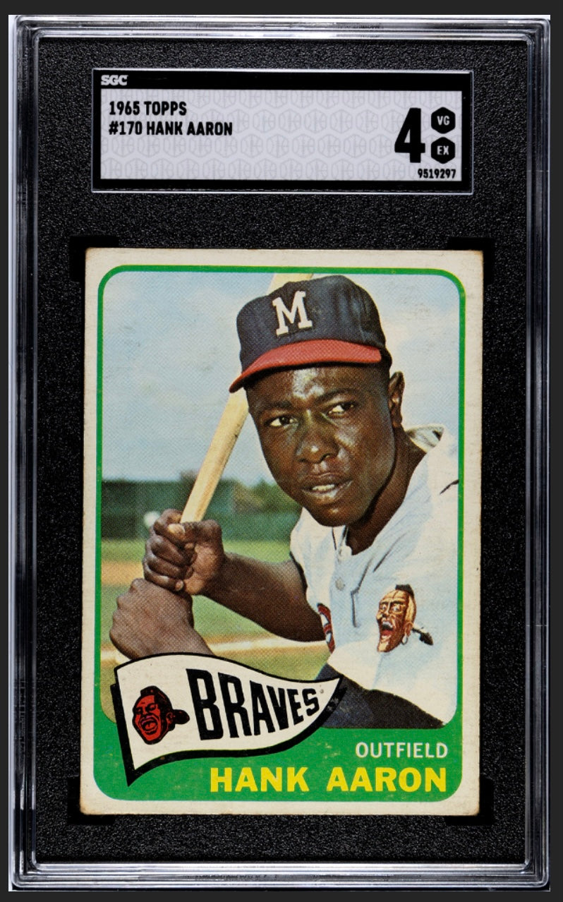 Hank Aaron 1965 Topps SGC 4