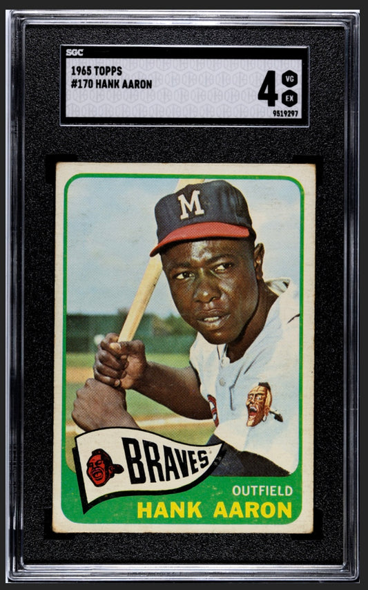 Hank Aaron 1965 Topps SGC 4