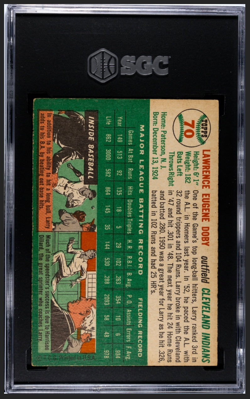 Larry Doby 1954 Topps SGC 4