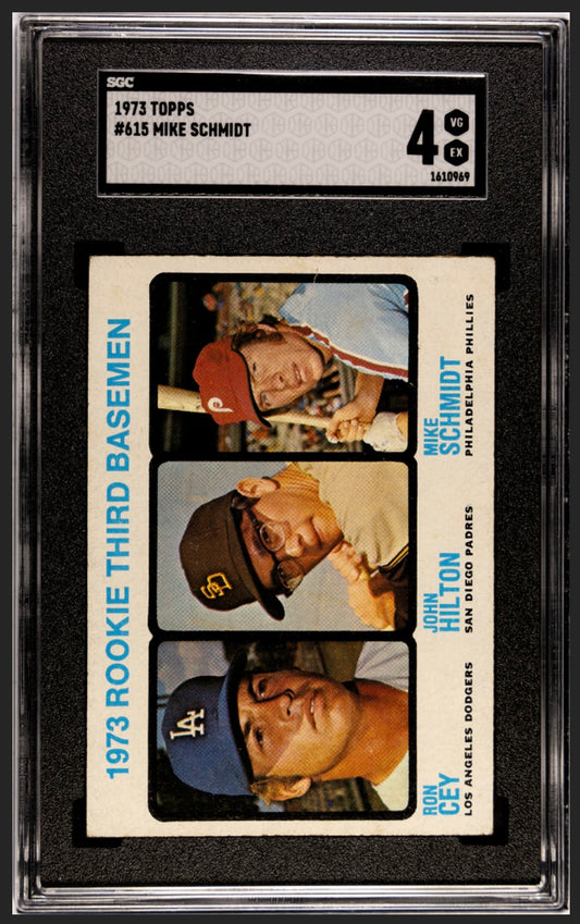 Mike Schmidt RC 1973 Topps SGC 4