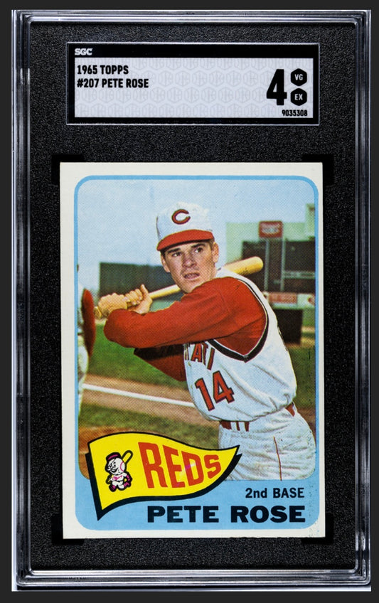 Pete Rose 1965 Topps SGC 4