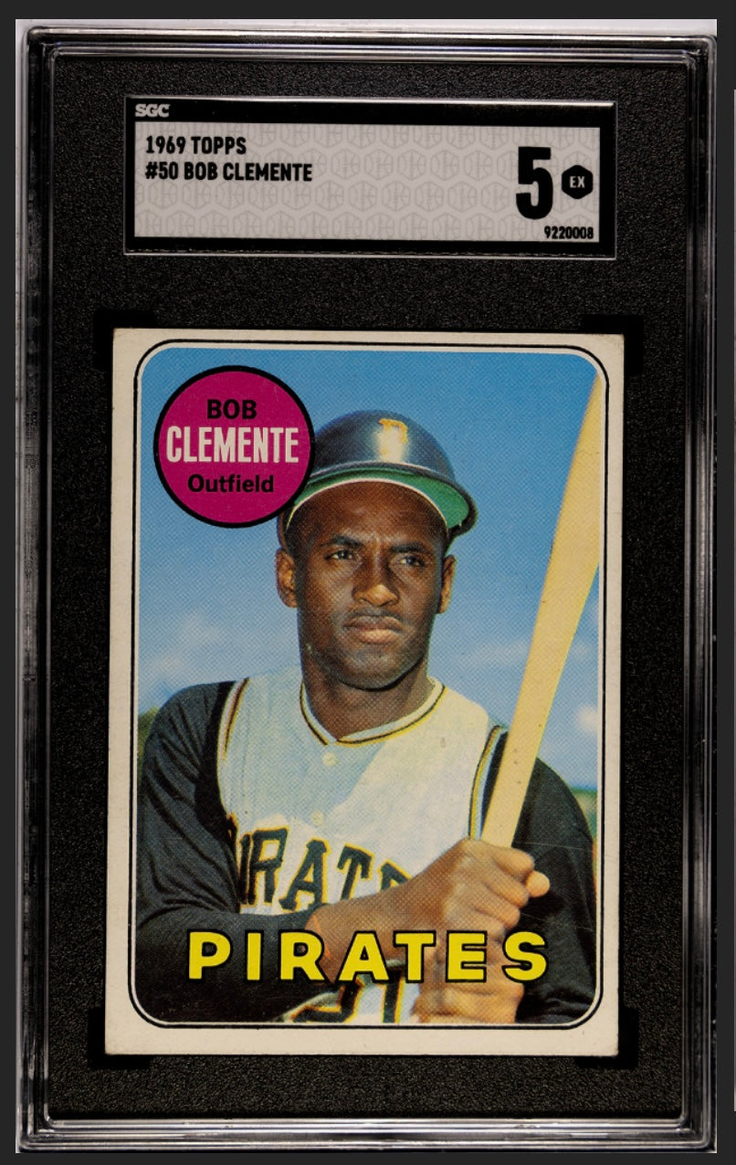Roberto Clemente 1969 Topps SGC 5