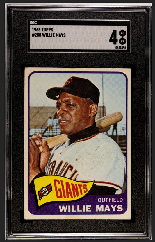 Willie Mays 1965 Topps SGC 4