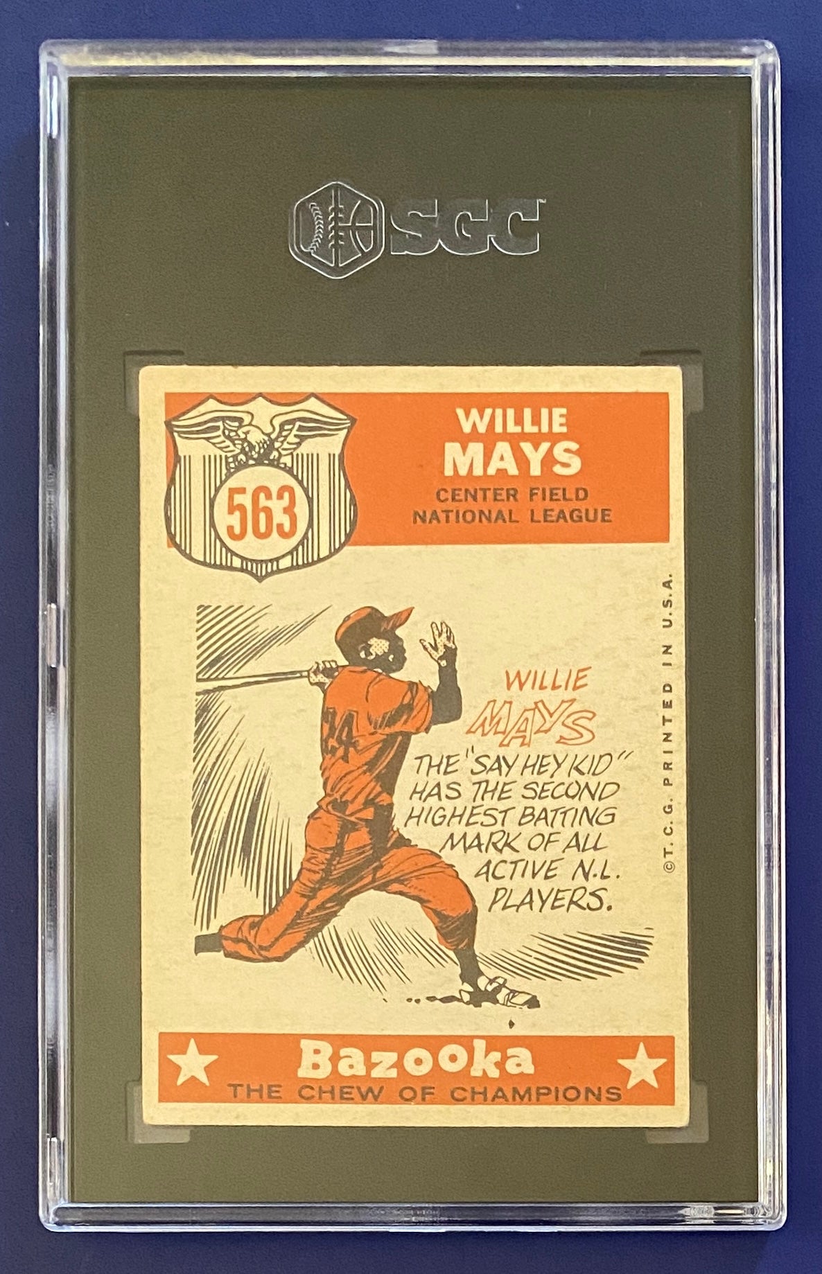 Willie Mays 1959 Topps All-Star SGC 5.5